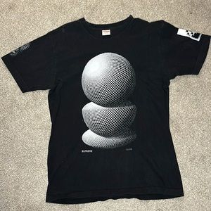 Supreme MC Esher Three Spheres Tee